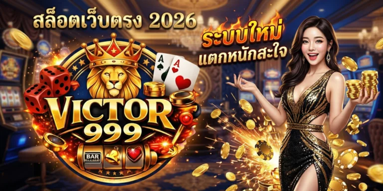 สล็อตเว็บตรง 2026 victor999 ระบบใหม่ แตกหนักสะใจ