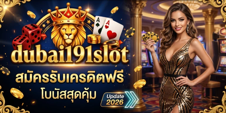 dubai191slot สมัครรับเครดิตฟรี โบนัสสุดคุ้ม อัปเดต 2026